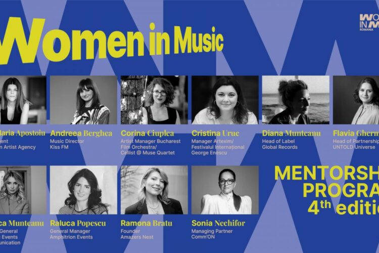 Femeile la început de carieră în industria muzicală se pot înscrie de acum la ediția a 4-a Women in Music Mentorship Program