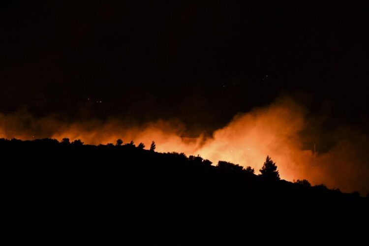 Risc crescut de incendii în Grecia