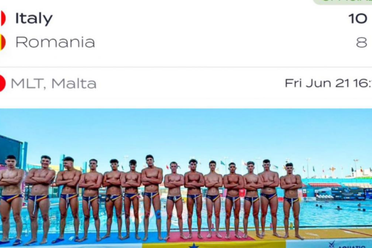 România ratează clasarea între primele opt echipe la Campionatul Mondial de polo masculin U16