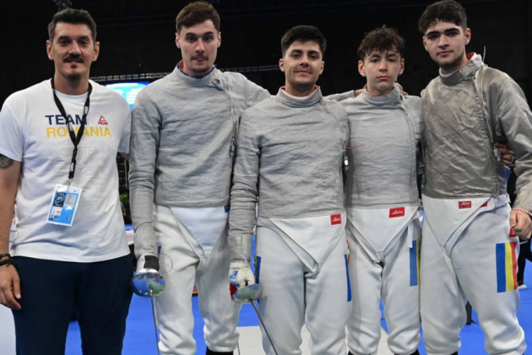 România a câștigat medaliile de argint în finala probei de sabie la Campionatul European de scrimă
