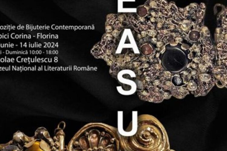 TREASURE, expoziție de bijuterie de Corina Cubici la Muzeul Național al Literaturii Române