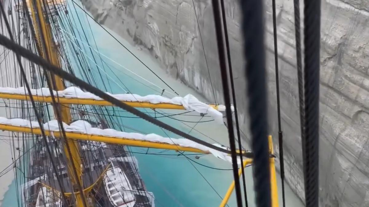 Nava-școală Mircea a tranzitat, pentru al doilea an consecutiv, canalul Corint