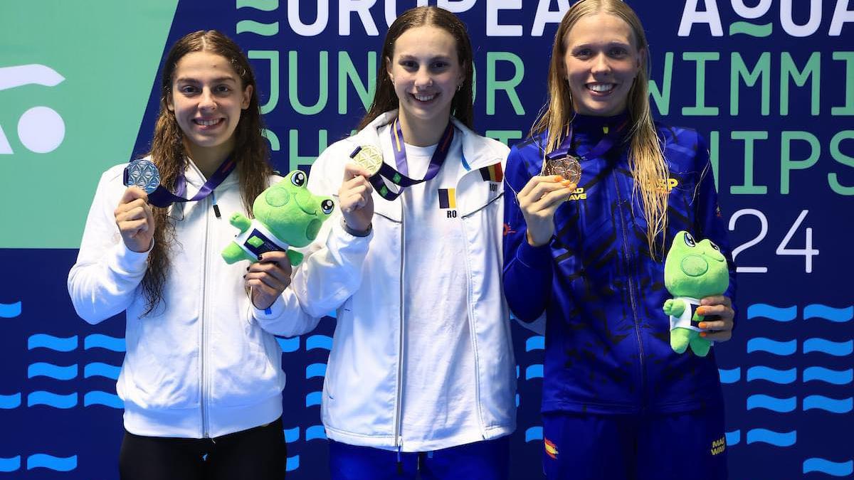 Tânăra Daria Măriuca Silișteanu, aur pentru România la Campionatul European de înot de la Vilnius