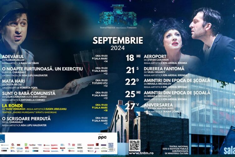 TNTm, spectacolele lunii septembrie