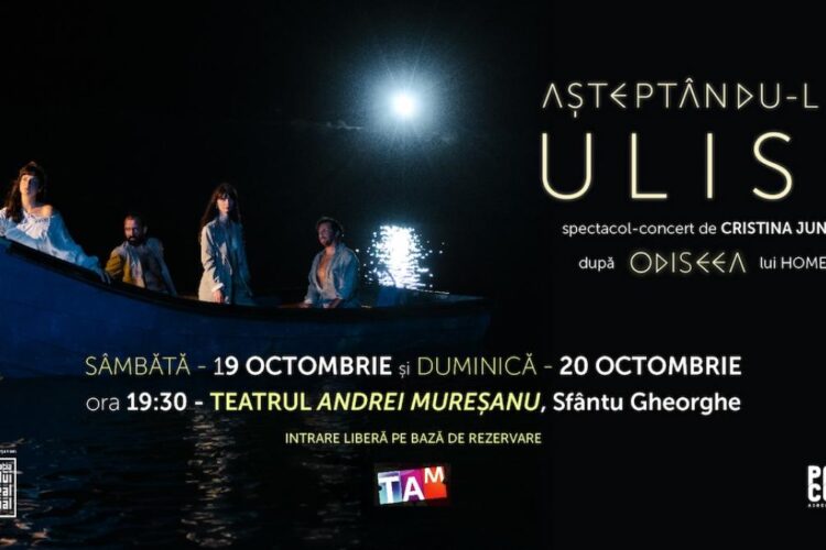 Asociația Par Coeur lansează proiectul muzical și teatral „Așteptându-l pe Ulise” pe Spotify și în teatre din București, Sfântu Gheorghe și Sibiu