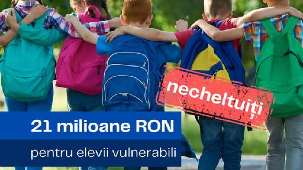 Verificați cardurile! Banii pentru elevi se pierd dacă nu sunt cheltuiți până pe 31 octombrie