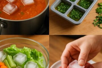 Cuburi de gheață: trucuri geniale în bucătărie