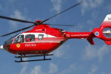 Adolescentă accidentată grav pe pârtia din Cârlibaba, transportată cu elicopterul la Spitalul de Neurochirurgie din Iaşi