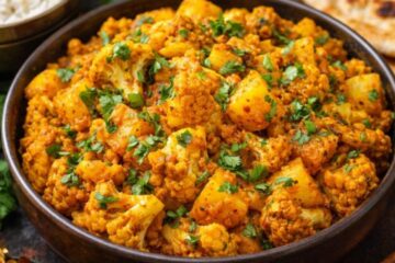 Aloo Gobi, cartofi și conopidă cu condimente indiene