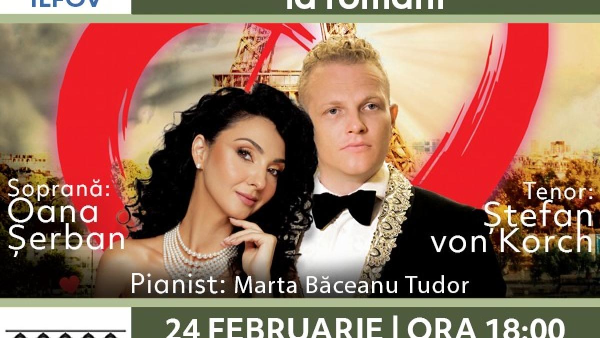 „JE T’AIME” – incursiuni muzicale spre inima Parisului, cu tenorul Ştefan von Korch şi invitaţii, pe 24 februarie la Palatul Cultural – Buftea