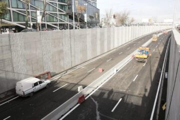 Traficul rutier, restricționat pe timpul nopții în Pasajul Băneasa