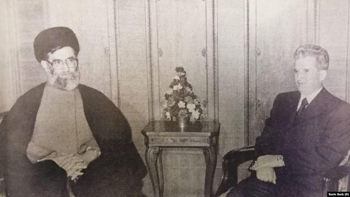 Ali Khamenei, jenat că a fost ultima gazdă a lui Ceaușescu