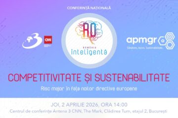 Conferința Națională România Inteligentă ”Competitivitate și sustenabilitate. Risc major în fața noilor directive europene”