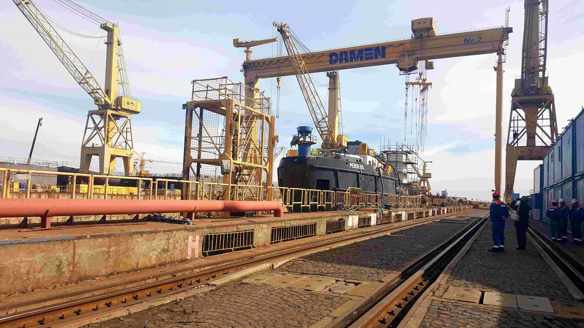 Șantierul Naval Damen Mangalia ar putea fi preluat de companiile MSC Shipmanagement și colosul industrial german Rheinmetall