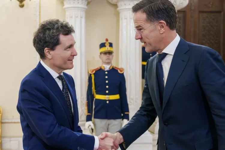 Președintele Nicușor Dan, primit de Mark Rutte la sediul NATO