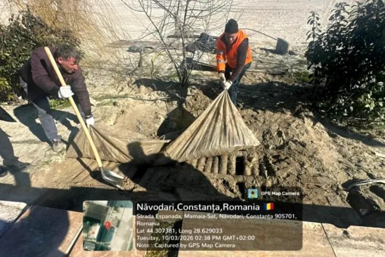 Fose septice îngropate ilegal direct în nisipul din Năvodari