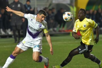 Gafa URIAȘĂ a lui Căbuz aduce victoria lui U Cluj. Echipa lui Bergodi trece pe primul loc