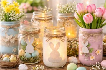 Borcanele vechi devin cele mai frumoase decorațiuni de Paște