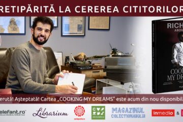 Cerută! Așteptată! Cartea lui Chef Richard Abou Zaki este din nou disponibilă. Acum în Librăriile Cărturești cu exemplare semnate!