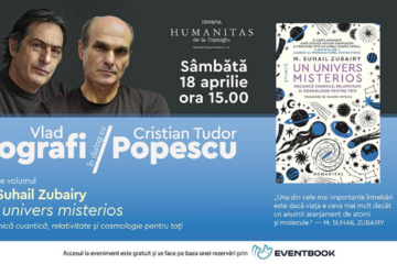 Cristian Tudor Popescu în dialog cu Vlad Zografi despre mecanică cuantică, relativitate și cosmologie