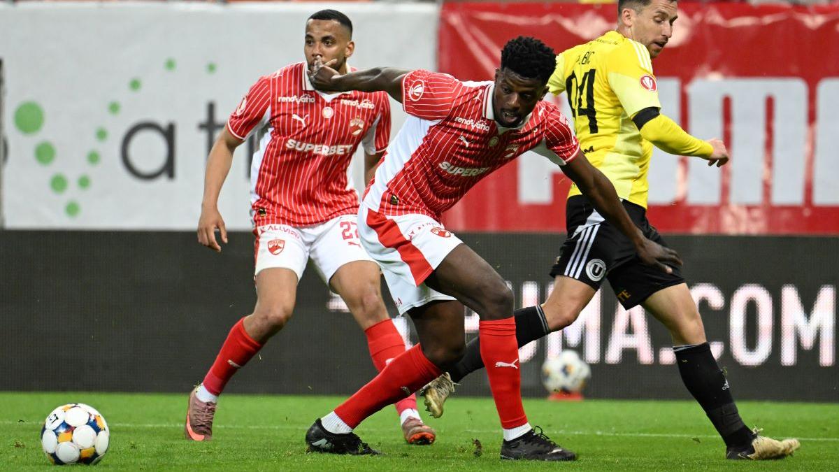 Dinamo, la primul succes în play-off, 2-1 cu liderul Universitatea Cluj