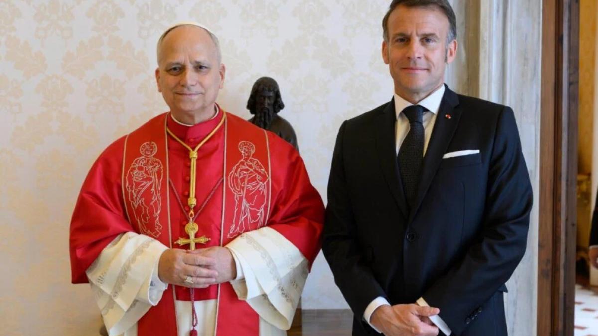 Preşedintele Emmanuel Macron s-a întâlnit cu Papa Leon al XIV-lea