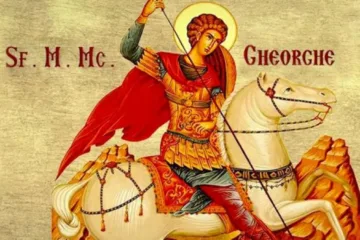 Sfântul Gheorghe, sărbătorit pe 23 aprilie. Ramurile de salcie, la casele românilor