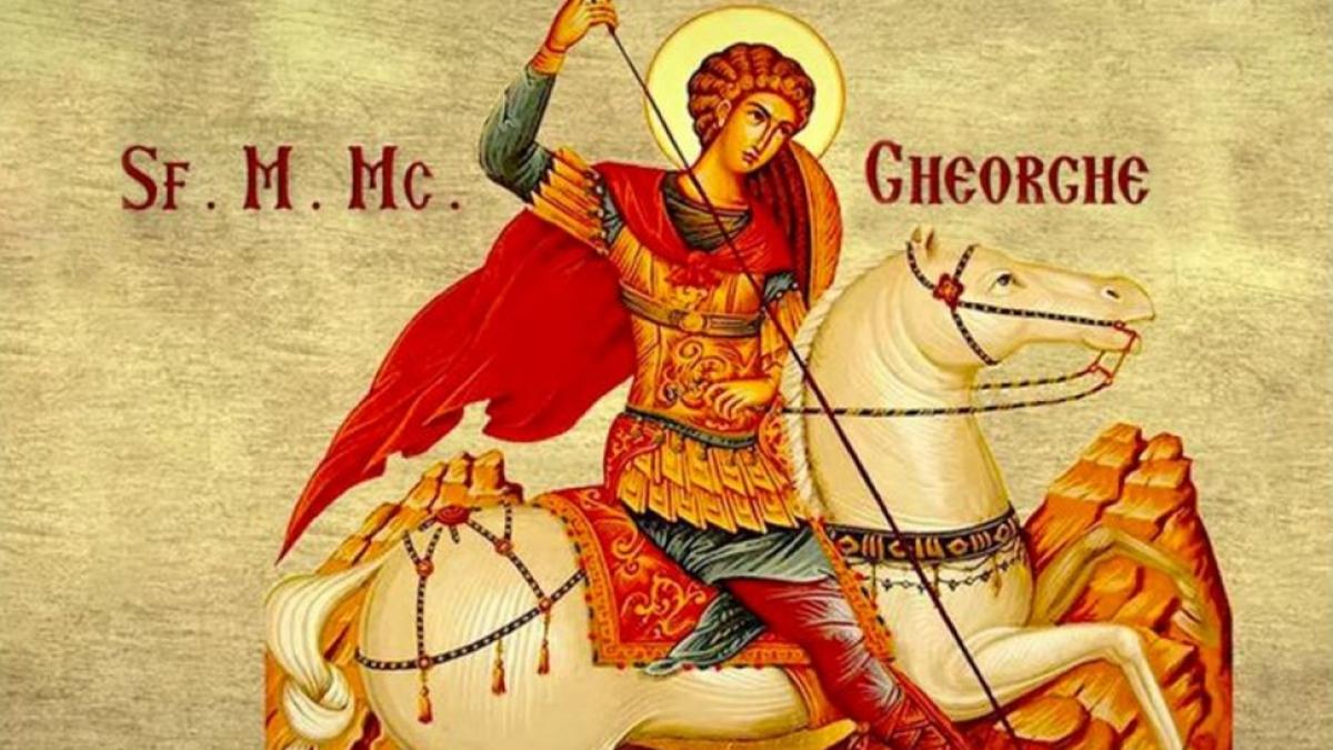 Sfântul Gheorghe, sărbătorit pe 23 aprilie. Ramurile de salcie, la casele românilor