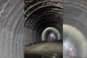 Prima mașină care a traversat oficial noul tunel de pe Autostrada