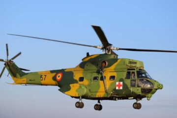 Incident aviatic lângă Reșița. Un elicopter IAR-330 al Armatei Române a aterizat de urgență după o defecțiune tehnică