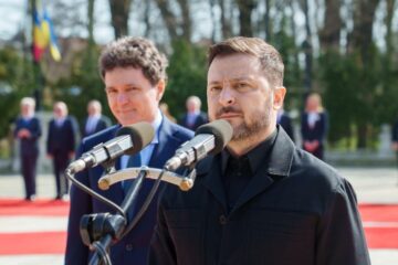 Nicușor Dan și Zelenski, plan pentru tehnologii militare comune