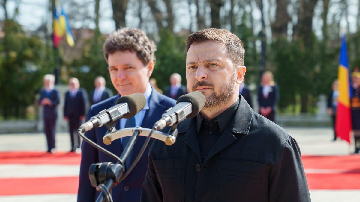 Nicușor Dan și Zelenski, plan pentru tehnologii militare comune