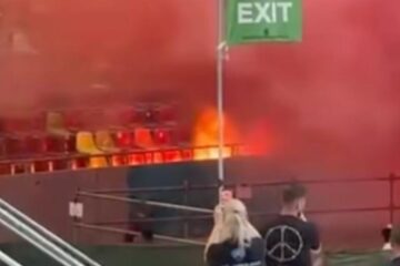 Panică la concertul lui Max Korzh. Pe scenă a izbucnit un incendiu