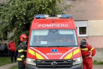 Soțul mort, soția în stop cardiac. Incendiu criminal la Satu Mare