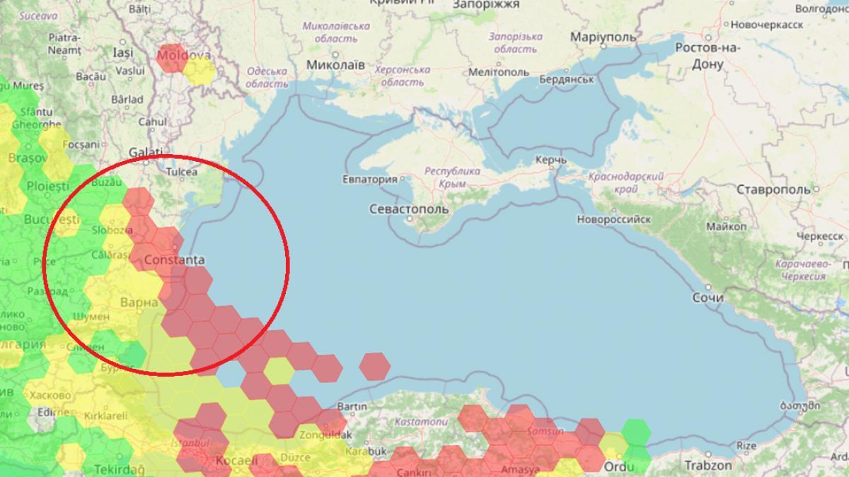 Bruiaj GPS masiv în zona Constanța înaintea exploziei unei drone în port. Sud-estul României, în „zona roșie” a interferențelor electronice