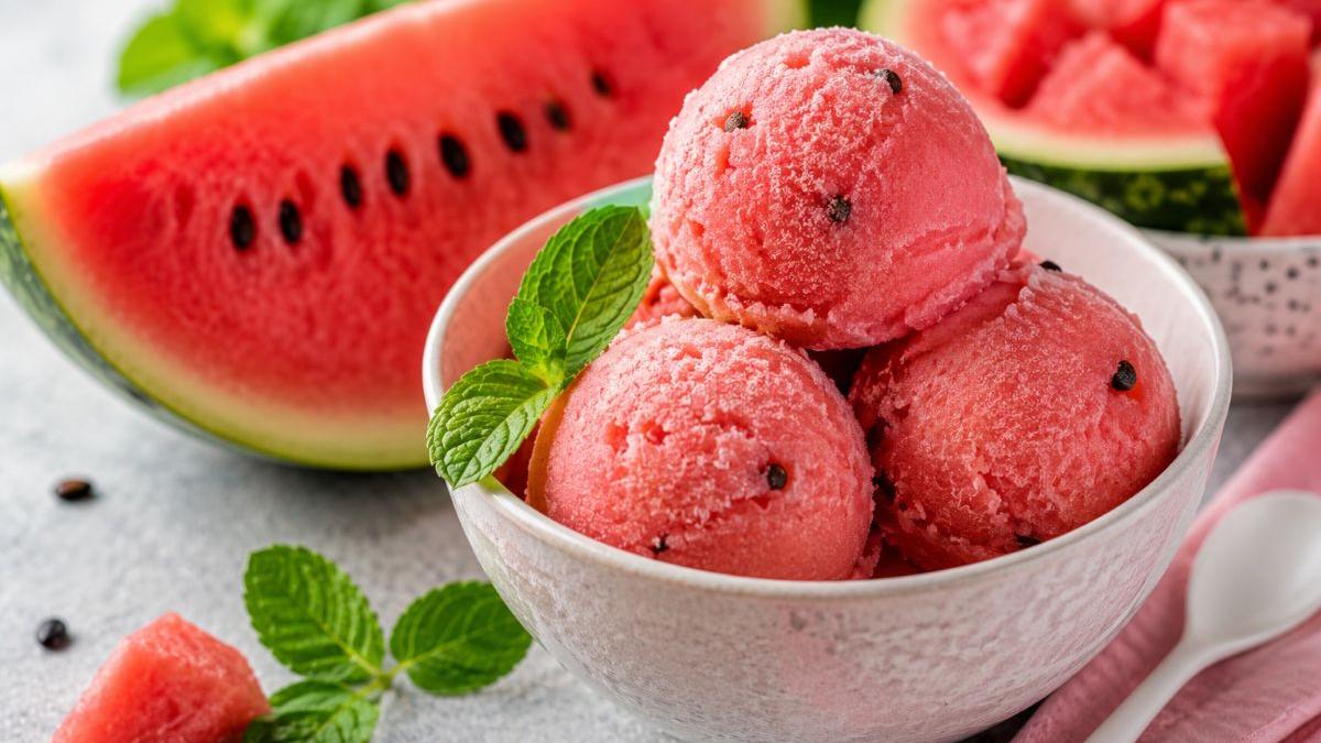 înghețata de pepene, răcoritoare și cu puține calorii