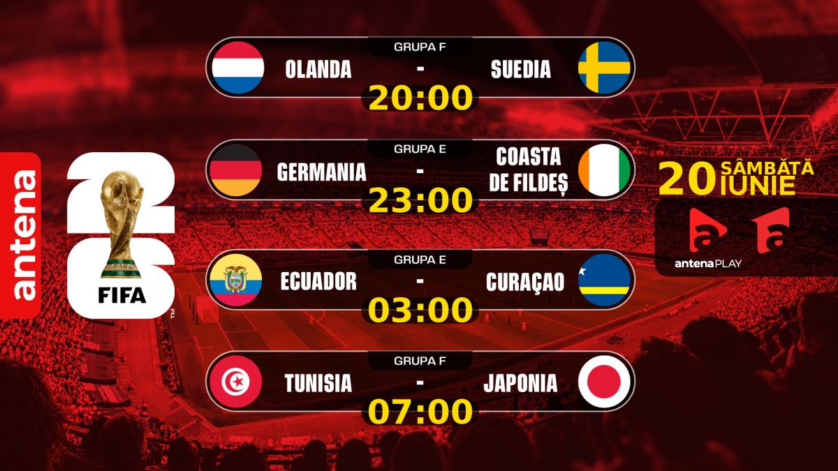 Goluri ȋn secundele 64 și 68, autogol, noi eliminări din competiţie, dar și noi recorduri doborâte ȋn a 9-a zi a Campionatului Mondial 2026 la Antena 1, lider de audienţă