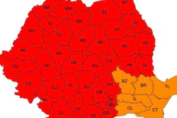 România fierbe sub Cod ROȘU de caniculă. Maxime de 41°C și nopți tropicale în aproape toată țara