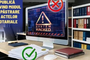 Actele de proprietate NU se pierd într-un atac cibernetic. Notarii liniștesc populația