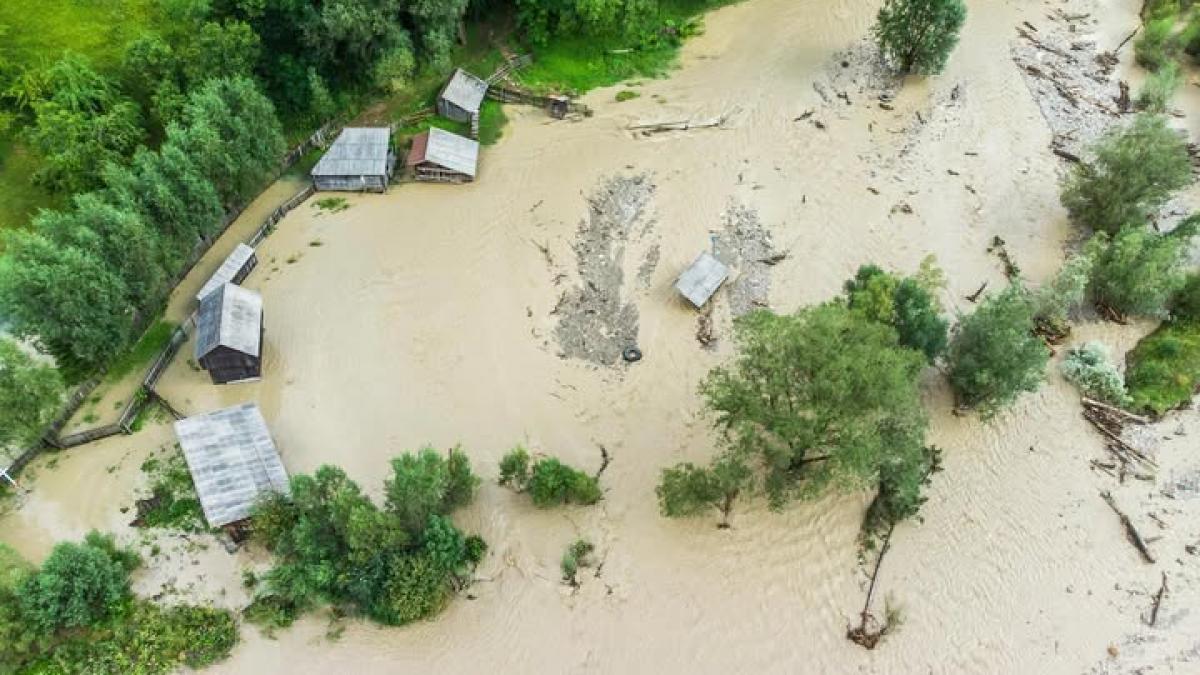 Alertă meteo! Cod galben de inundații pe mai multe râuri din 20 de județe