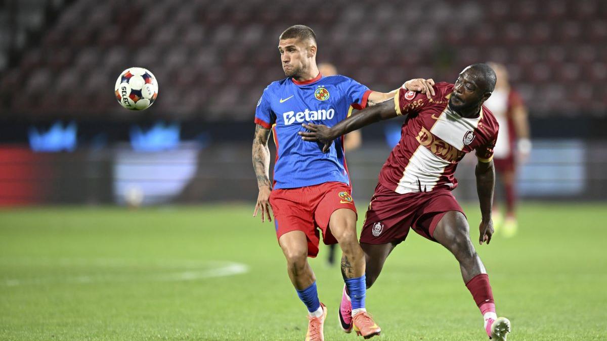 CFR Cluj a învins-o pe FCSB cu 1-0, în Superligă