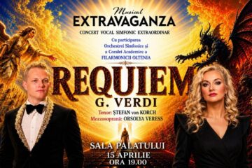 REQUIEMUL de VERDI, cu tenorul Ştefan von Korch, la Sala Palatului pe 15 Aprilie 2027, la 10 ani de la precedenta reprezentaţie pe aceeaşi scenă