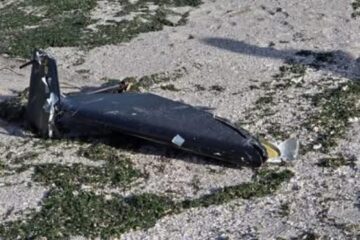 Marea a adus un fragment de dronă la mal: Mobilizare a autorităților la Eforie Nord