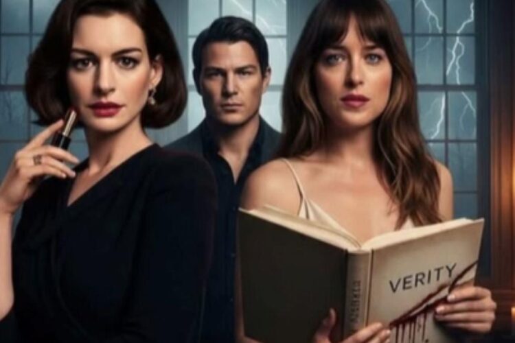 Anne Hathaway și Dakota Johnson, una dintre cele mai erotice scene din „Verity”. Filmul ajunge pe 2 octombrie în cinematografe