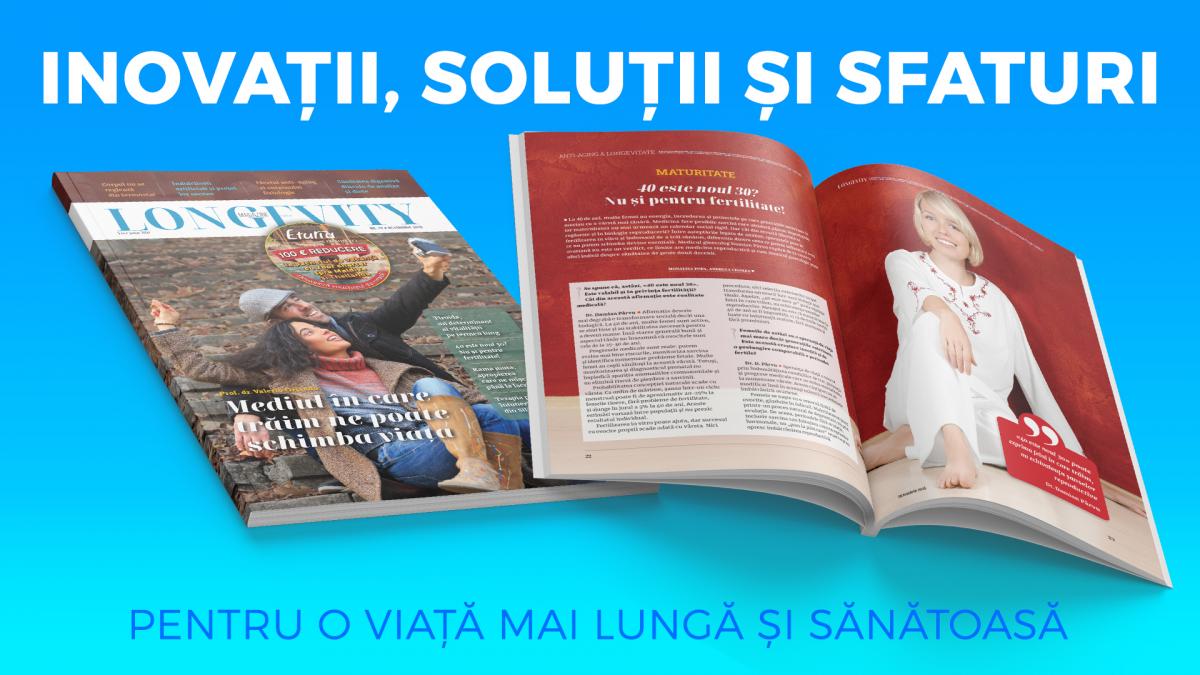 Ce merită să păstrăm când putem trăi mai mult? Descoperiți noua ediție LONGEVITY!