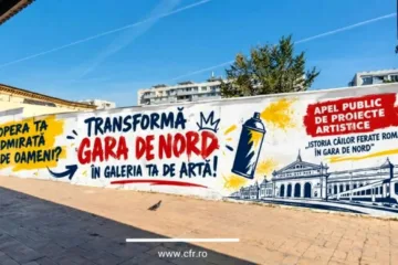 CFR caută talente: Se lansează concursul pentru realizarea unei picturi murale în Gara de Nord