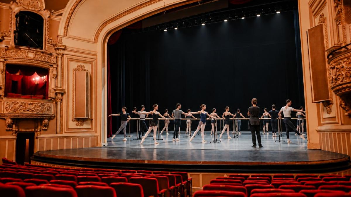 Ora de studii a balerinilor Operei Naționale București, deschisă publicului pentru prima dată în istorie, de Ziua Mondială a Baletului