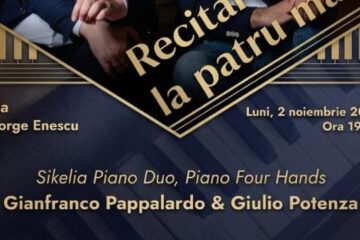 Premieră mondială la București: Sikelia Piano Duo celebrează centenarul nașterii compozitorului Eleodoro Sollima