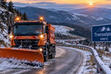 Transalpina se închide temporar după căderile abundente de zăpadă