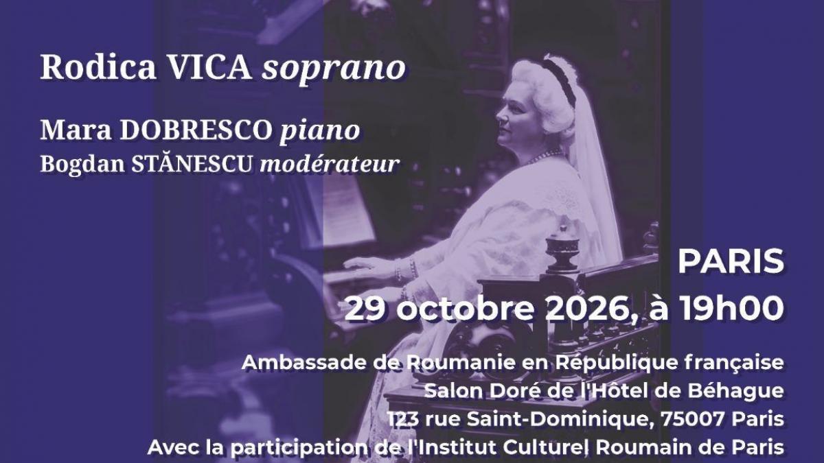 Turneul internațional „REGINA și COMPOZITORII” ajunge la Paris